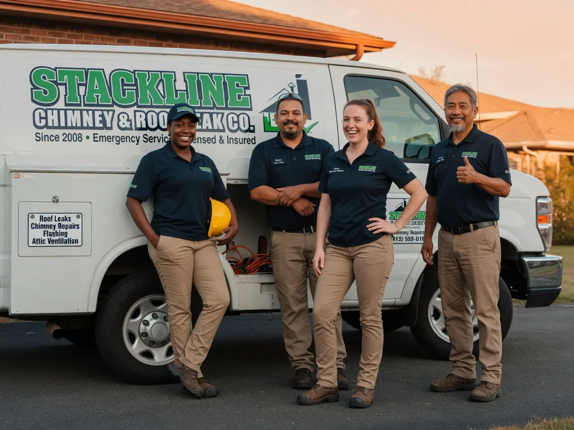 Chimney flashing repair company in Lewisville, OH